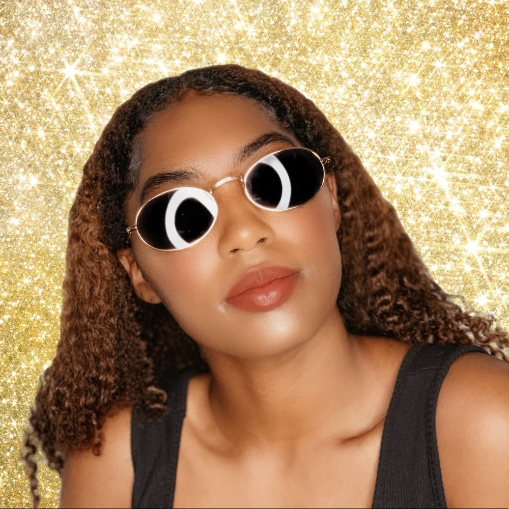 90s oval sunglasses